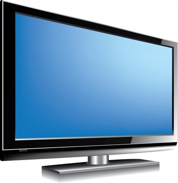 Flat Screen Tv Free Vector Download 358x368 Flat Screen Tv Free Vector Download