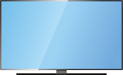 Tv Screen Vector Illustration Premium Clipart 493x300 Tv Screen Vector Illustration Premium Clipart