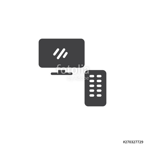 Tv And Remote Control Vector Icon Filled Flat Sign For Mobile 500x500 Tv And Remote Control Vector Icon Filled Flat Sign For Mobile