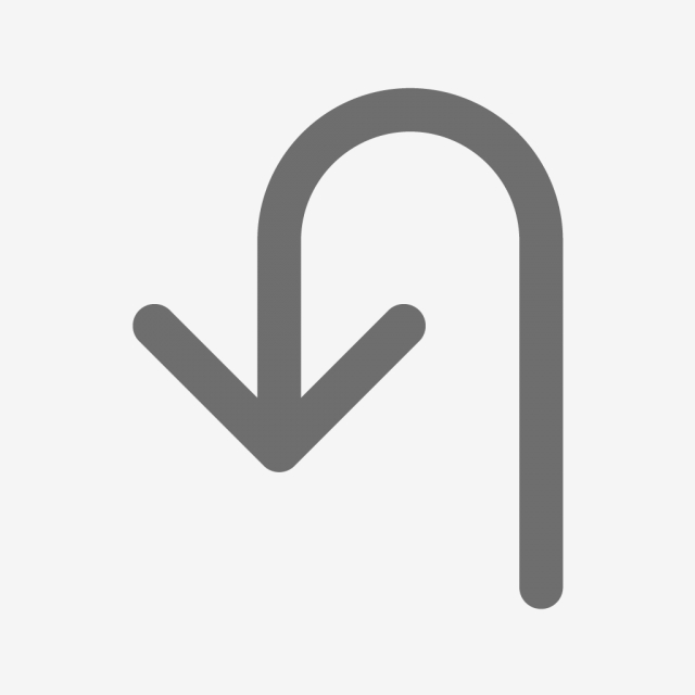 640x640 Vector U Turn Icon, Road, Sign, Turn Icon Png And Vector