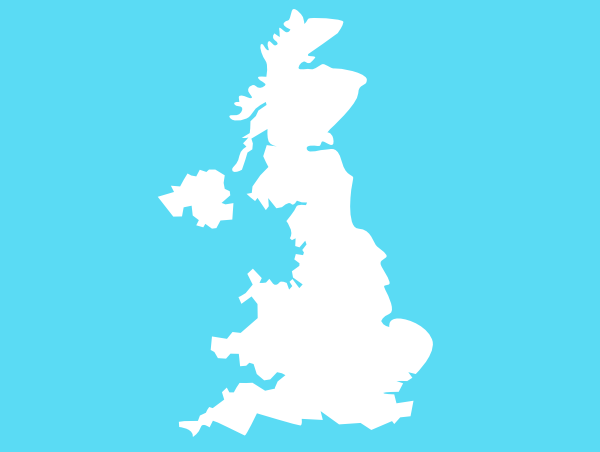 600x452 Uk Map Blue Clip Art