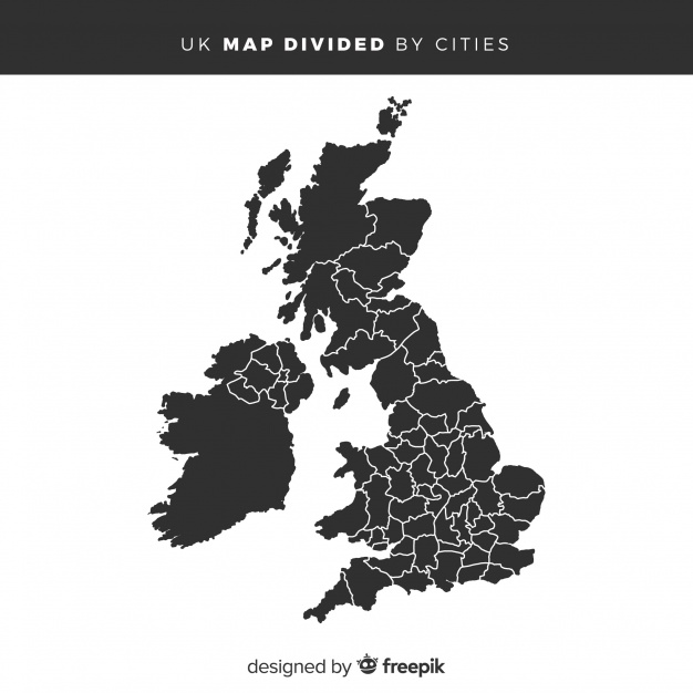 626x626 Uk Map Vector Free Download