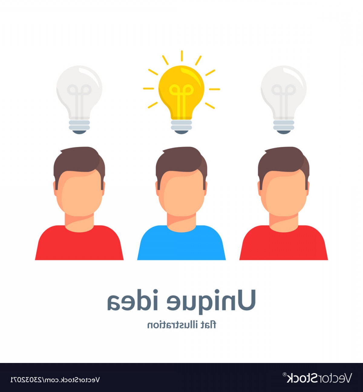 1200x1296 Unique Idea Person With A Light Bulb Head Vector Soidergi