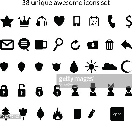 432x398 Vector Unique Abstract Awesome Icons Premium Clipart