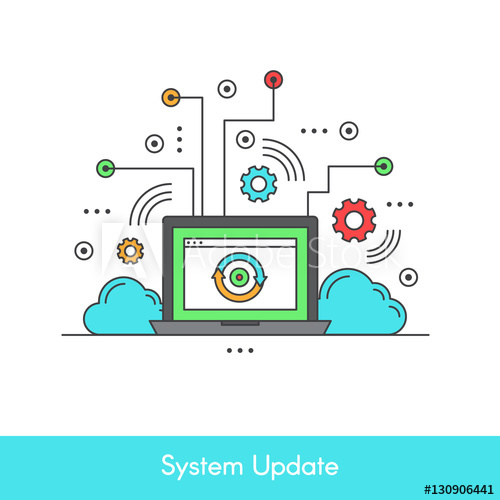 500x500 Isolated Vector Icon Stye Illustration Of Computer System Data