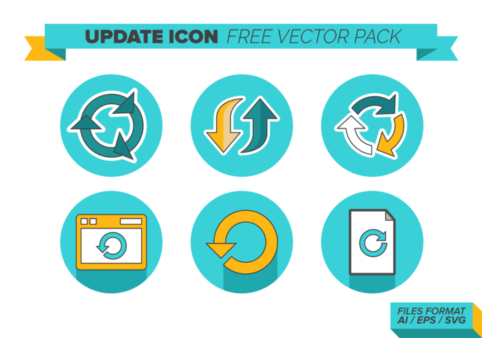 700x490 Update Icon Free Vector Pack