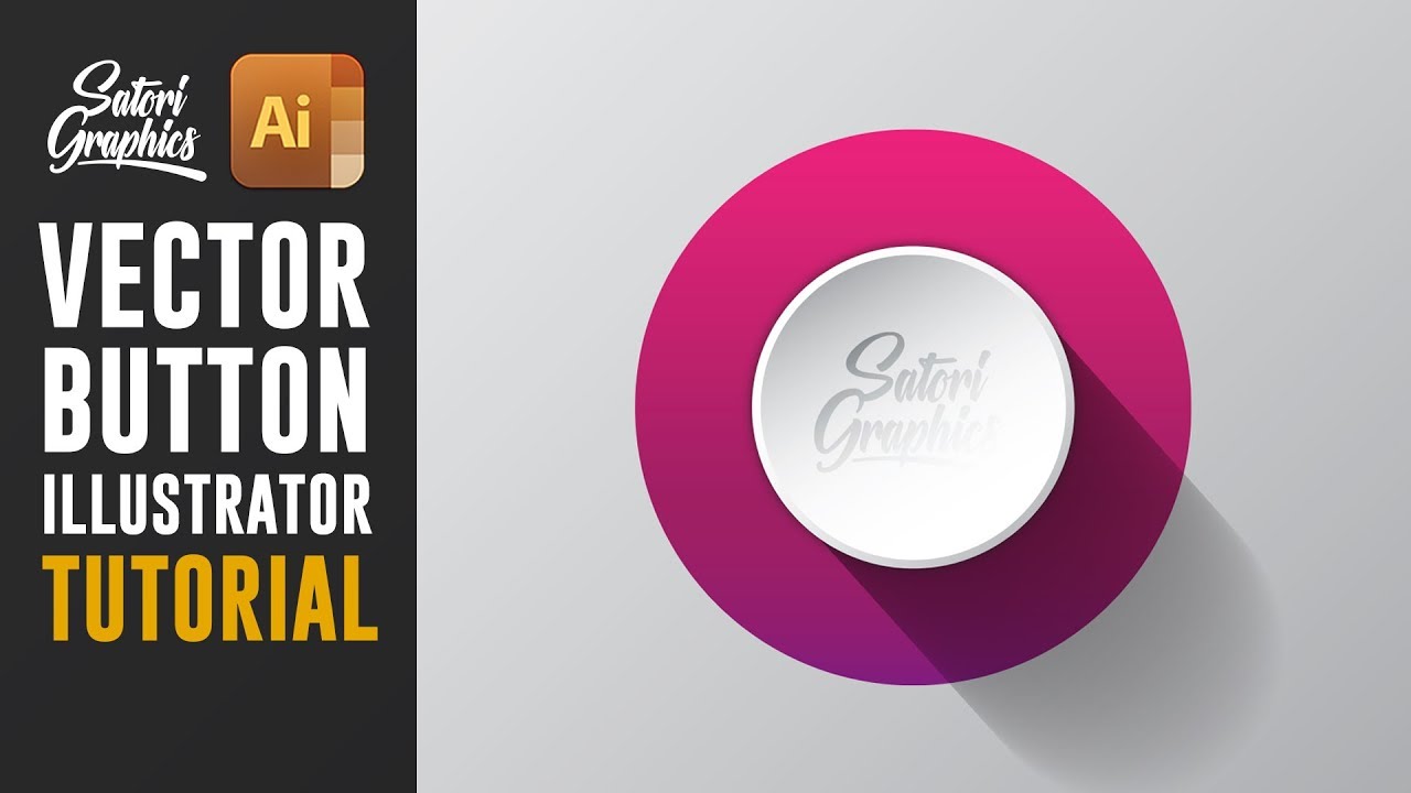 1280x720 How To Make Illustrator Vector Buttons Illustrator Vector