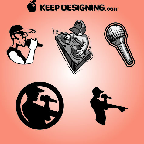474x474 Descargar Vector Urbano Hip Hop Materias Gratis