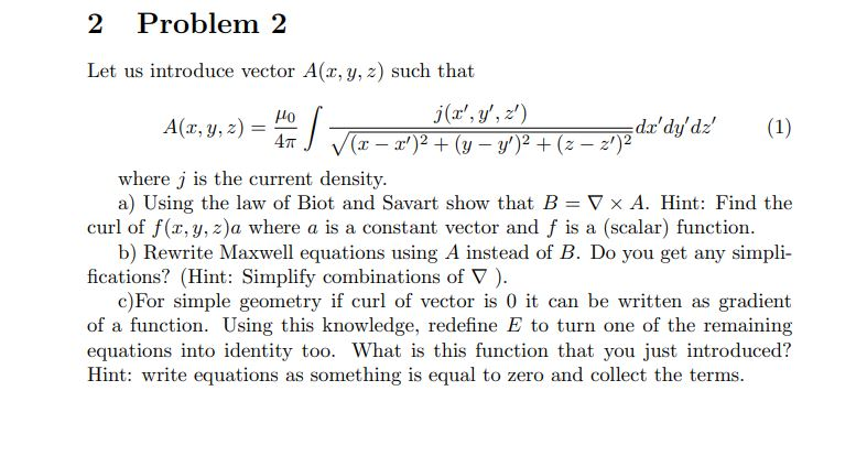 787x414 Ho Problem Let Us Introduce Vector Y, Z S