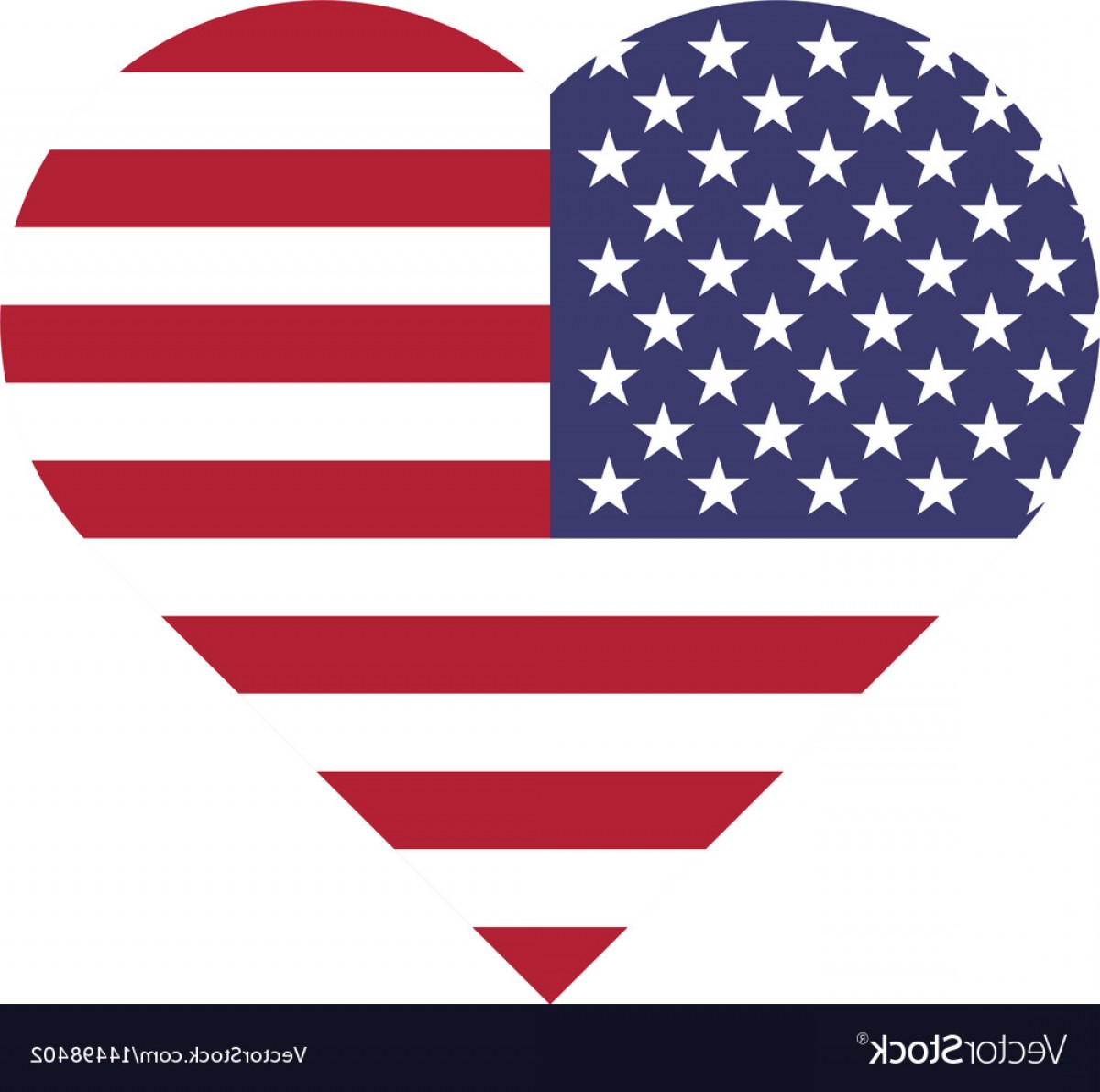 1200x1191 Usa Flag In A Shape Of Heart Patriotic National Vector Soidergi