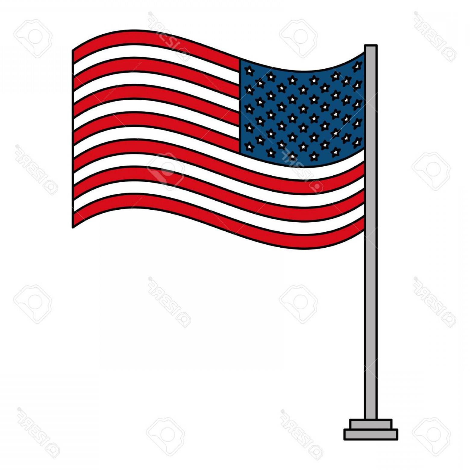 1560x1560 Usa Flag Vector Clip Art Catchsplace