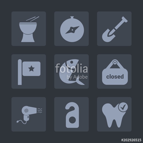 500x500 Premium Set Of Fill Icons Such As Privacy, Construction, Motel