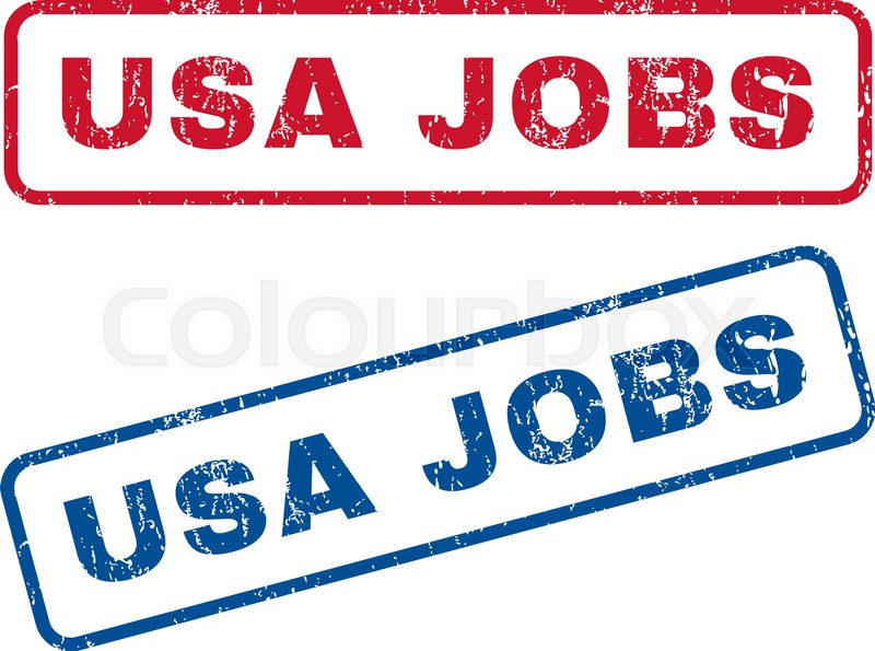 800x595 Usa Jobs Text Rubber Seal Stamp Stock Vector Colourbox