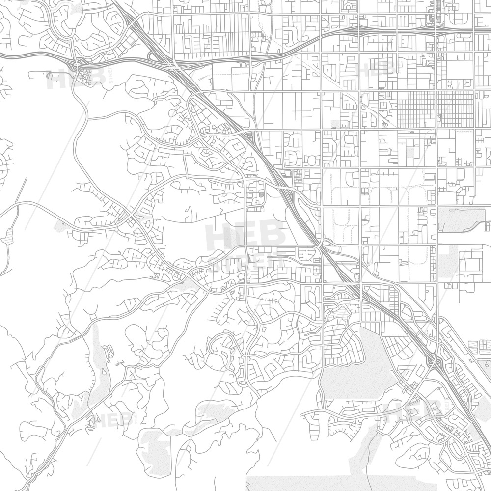 Folsom, California, Usa, Bright Outlined Vector Map Hebstreits 1000x1000 Folsom, California, Usa, Bright Outlined Vector Map Hebstreits