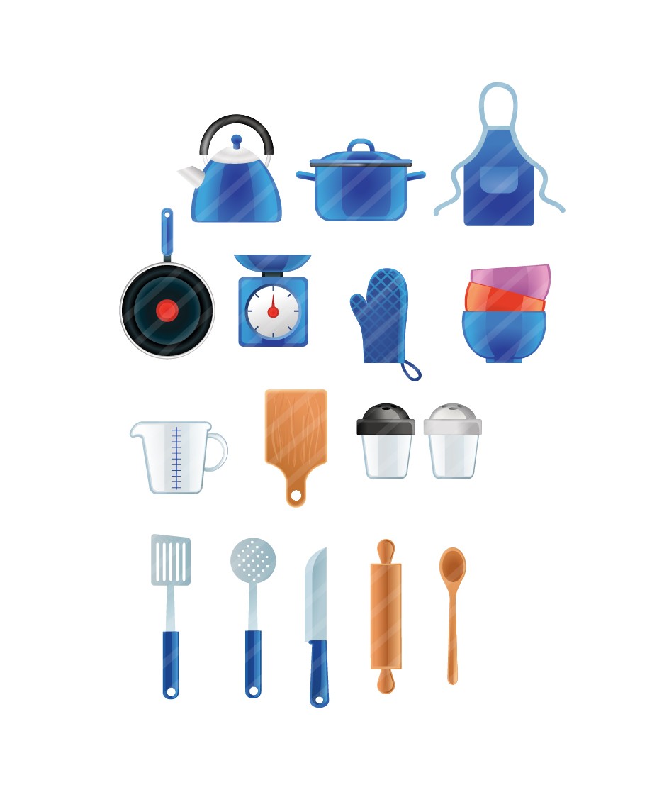 Kitchen Utensils Vector Art Pack 920x1131 Kitchen Utensils Vector Art Pack