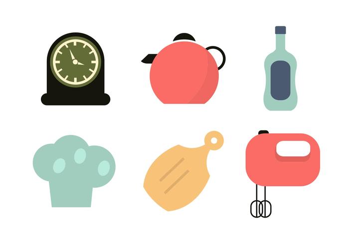 Vintage Kitchen Utensils Vectors 700x490 Vintage Kitchen Utensils Vectors