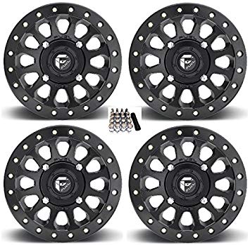 355x349 Fuel Vector Beadlock Utv Wheels Black Polaris Rzr