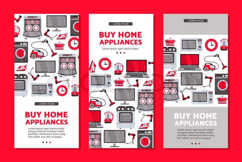 Vector Home Appliance Sale Poster, Stock Vector Colourbox 800x534 Vector Home Appliance Sale Poster, Stock Vector Colourbox