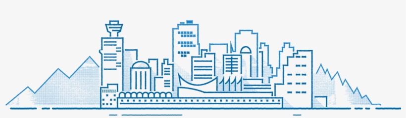 820x240 Vector Skyline