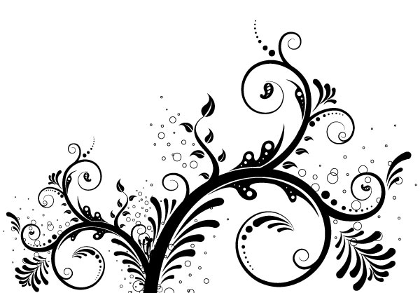 600x418 Freebie Release Floral Ornaments Vector Brushes