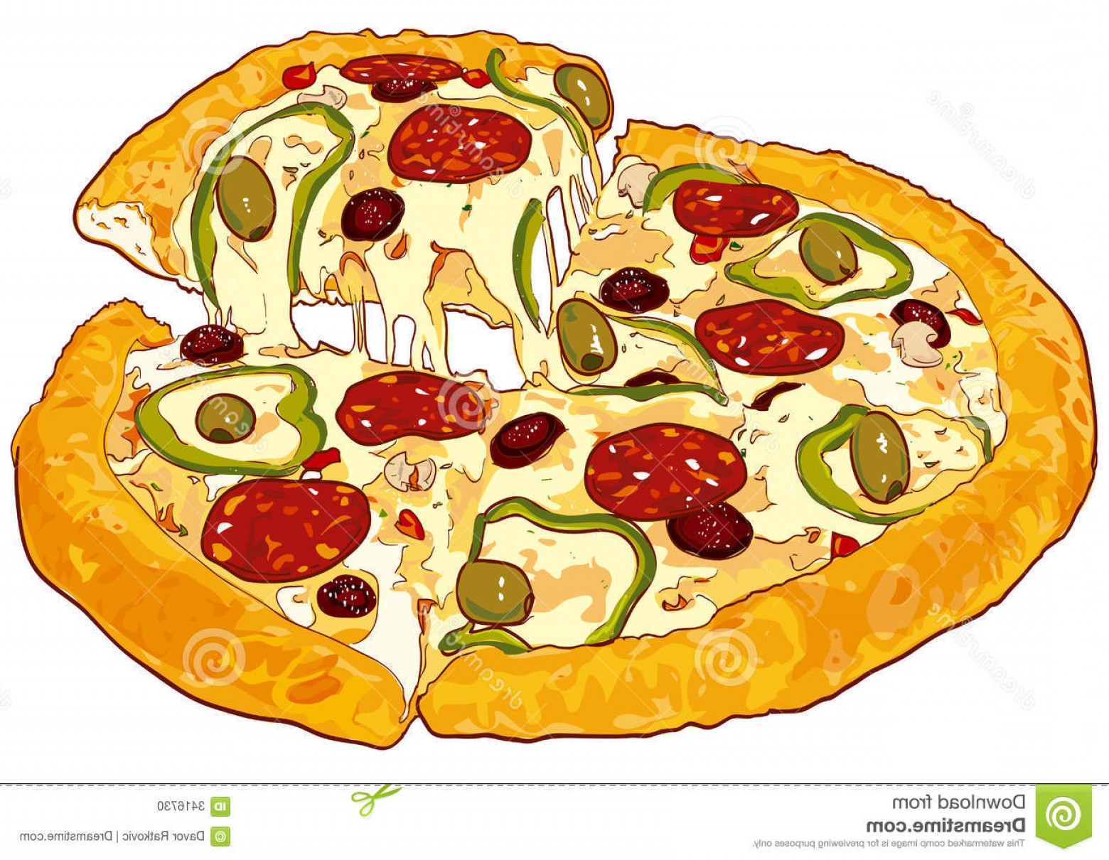 1560x1210 Stock Photo Pizza Vector Version Image Soidergi