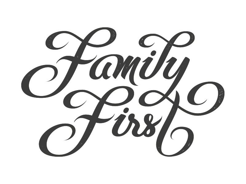 800x600 Vector Version Of 'family First'