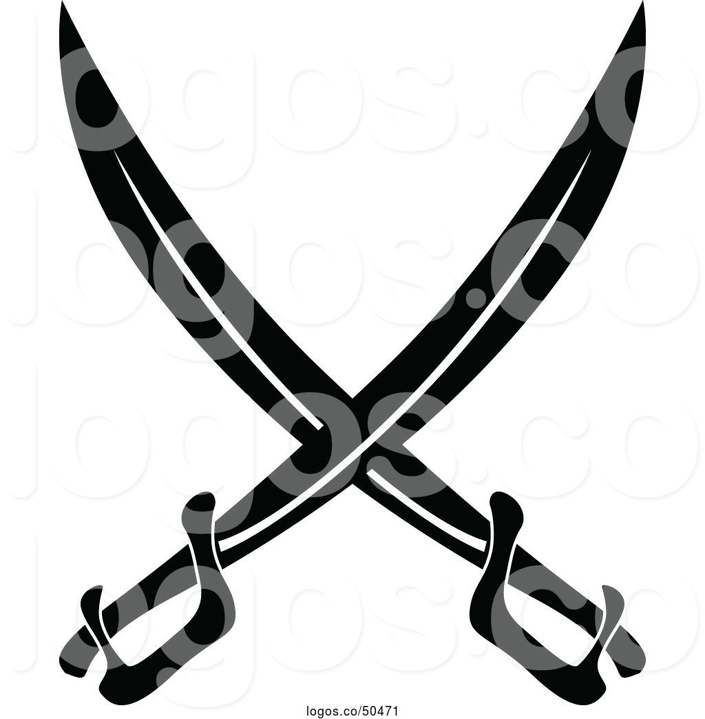 1024x1044 Logo Of Black And White Crossed Swords Version