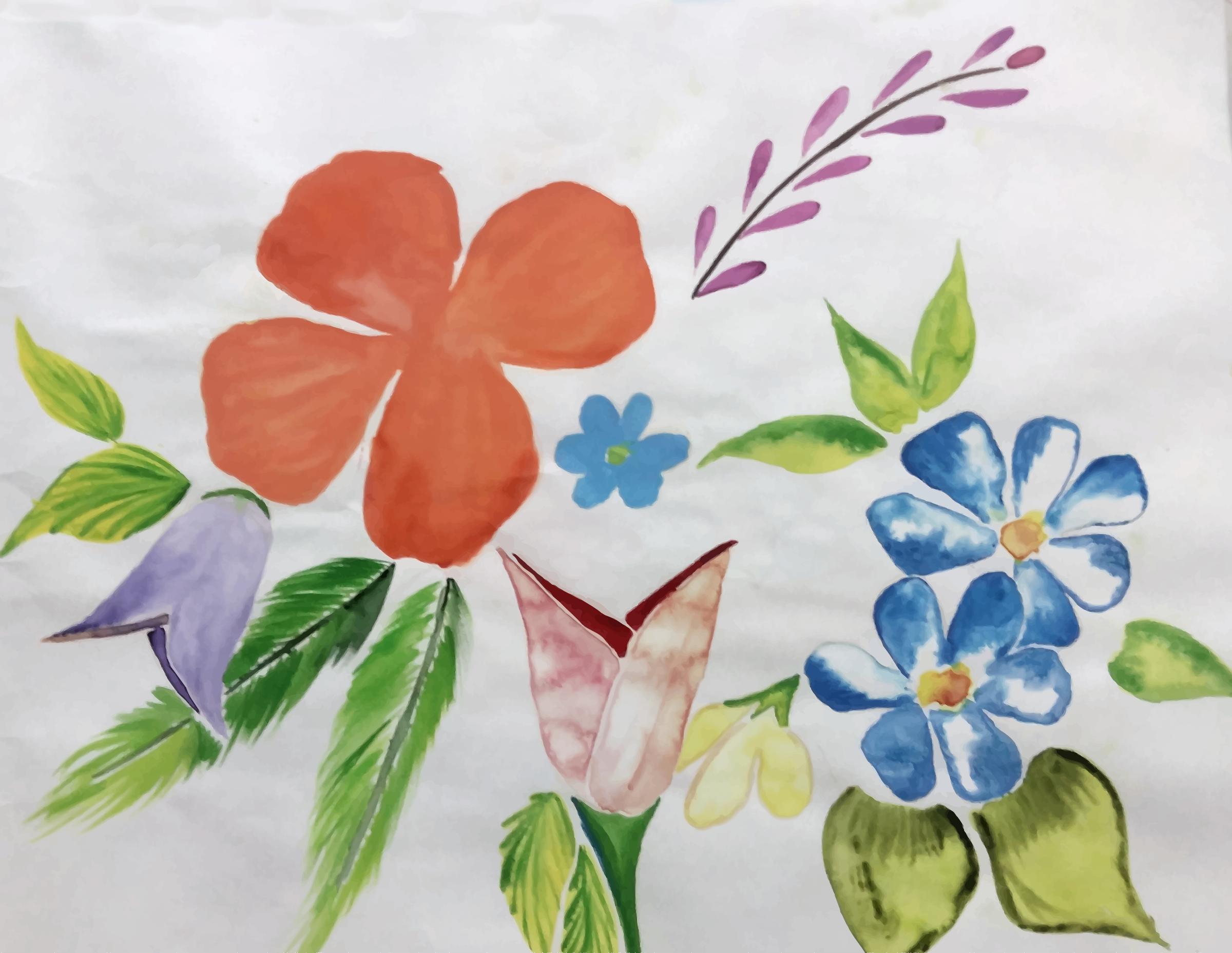 2400x1858 Vector Flowers Icons Png