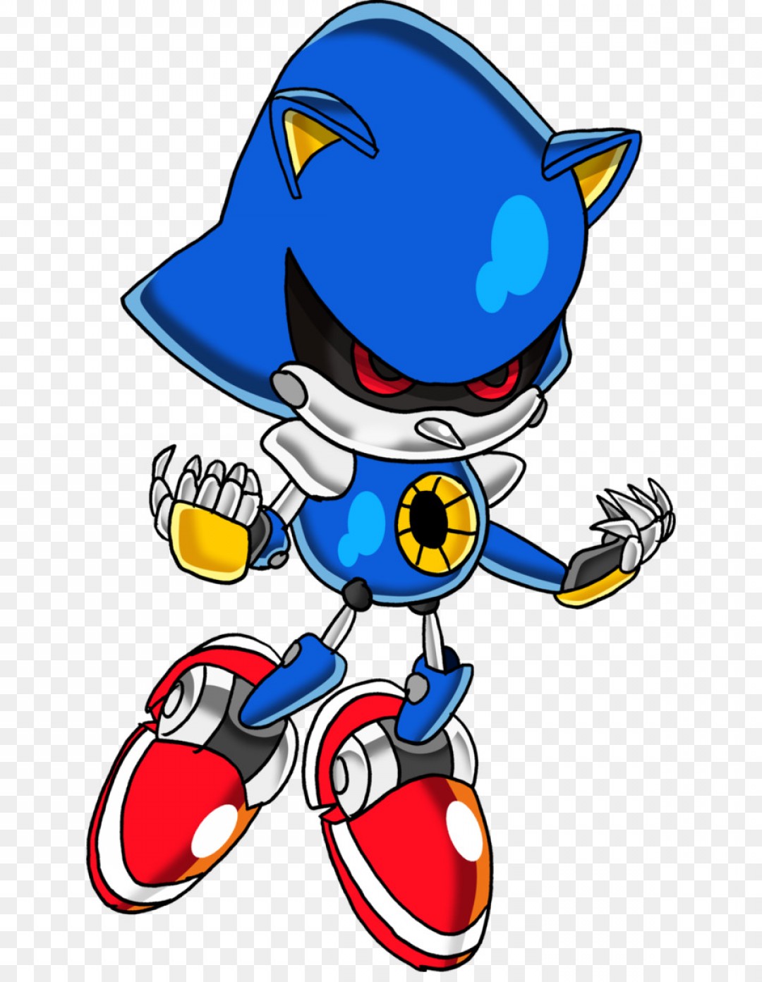 1080x1392 Vector Version Of Metal Sonic Fan Art Hoodamath