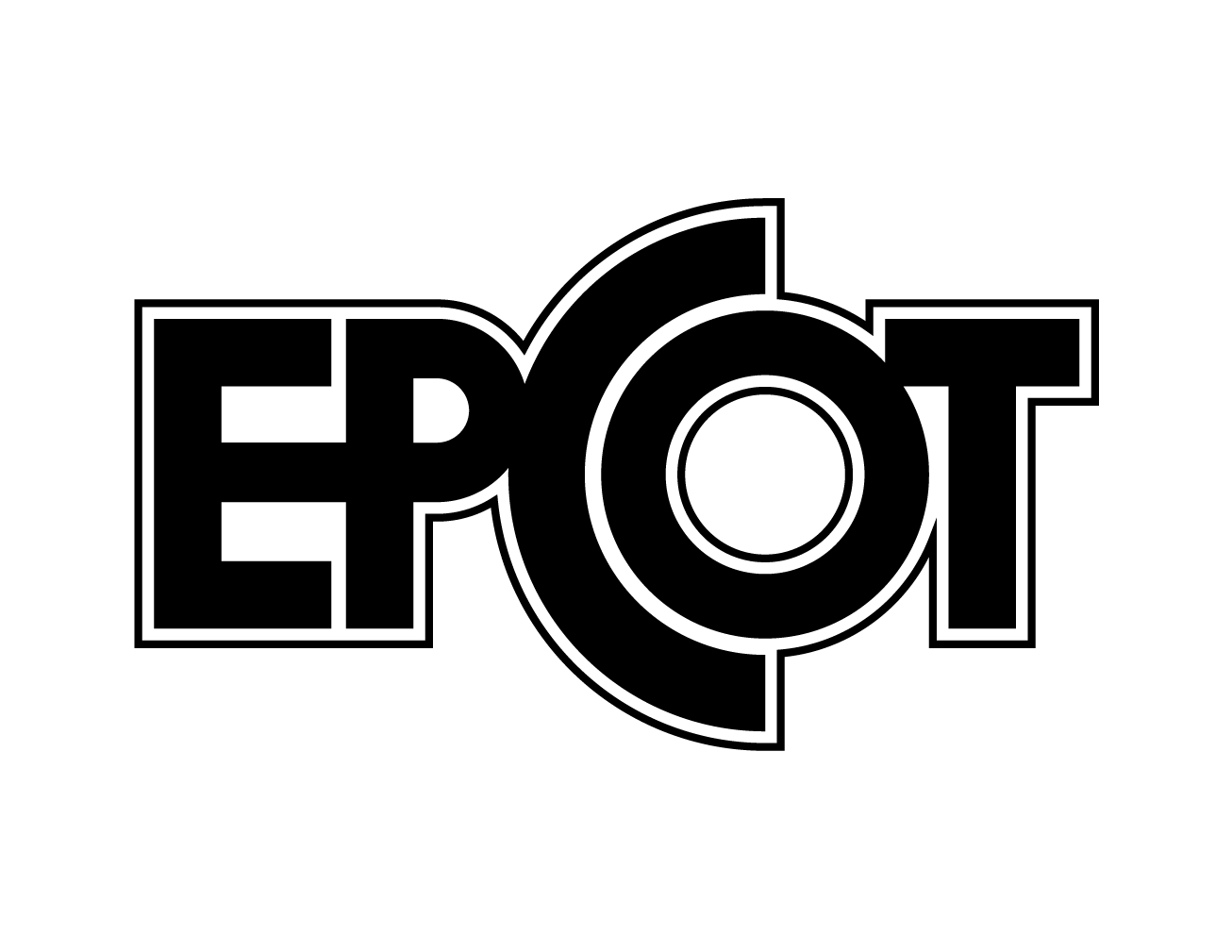 1306x1009 Vintage Epcot Logo, Recreated In Modern Vector