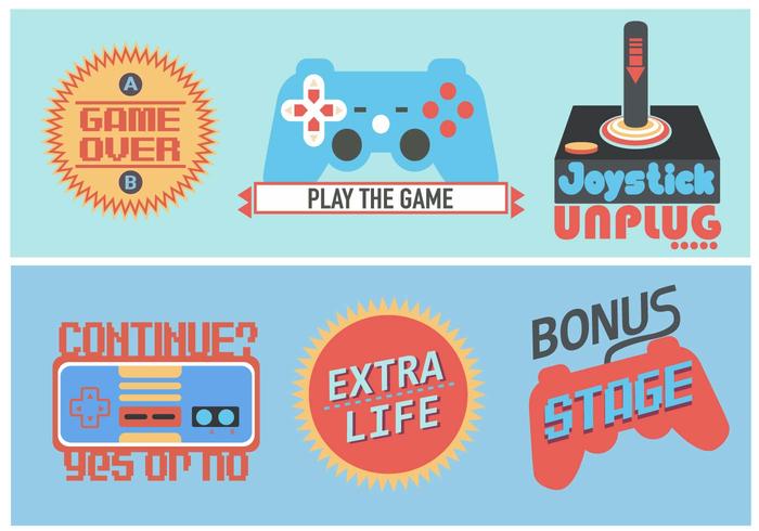 Retro Video Game Sticker 700x490 Retro Video Game Sticker