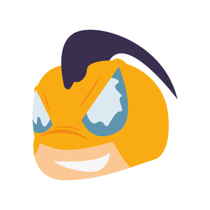 300x300 Happy Villain Video Game Background Vector Illustration Royalty