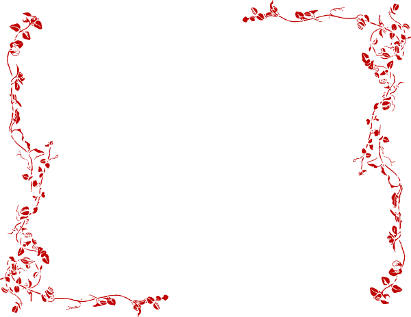600x463 Vine Border Clip Art