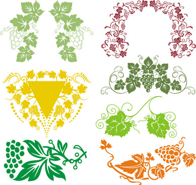 389x368 Grape Vine Border Free Vector Download