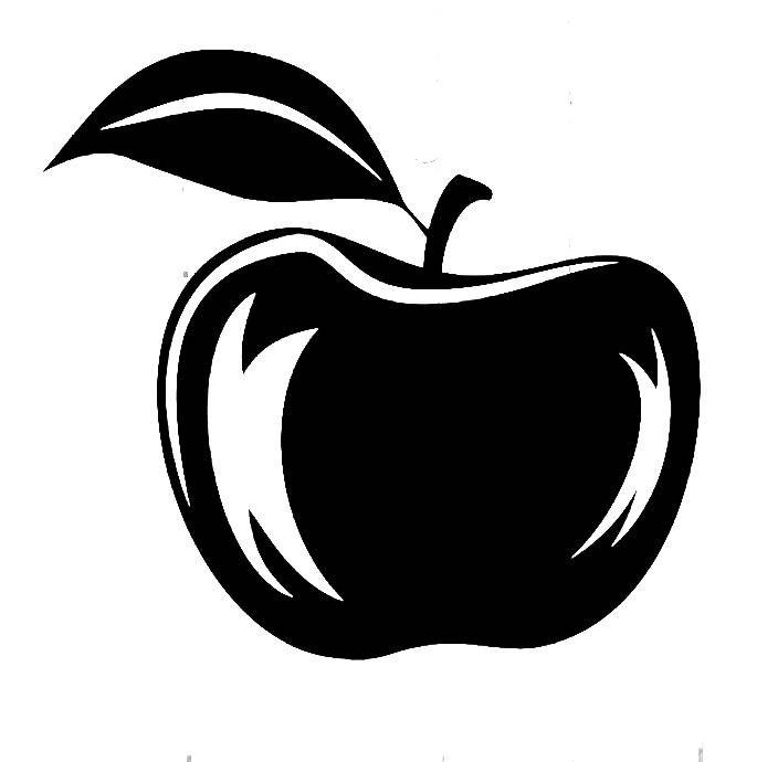 Vector Preto E Branco Red Apple Vinyl Decal For Cars Walls 685x690 Vector Preto E Branco Red Apple Vinyl Decal For Cars Walls