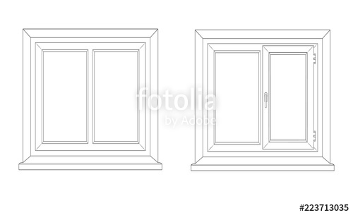 Vector Vinyl Windows With The Room Plastic Mockup Black 500x305 Vector Vinyl Windows With The Room Plastic Mockup Black