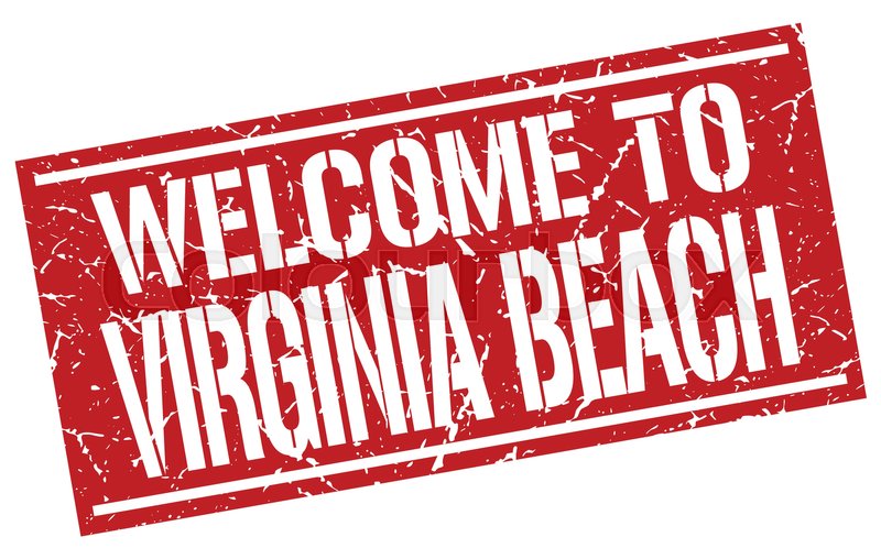 800x508 Welcome To Virginia Beach Stamp Stock Vector Colourbox