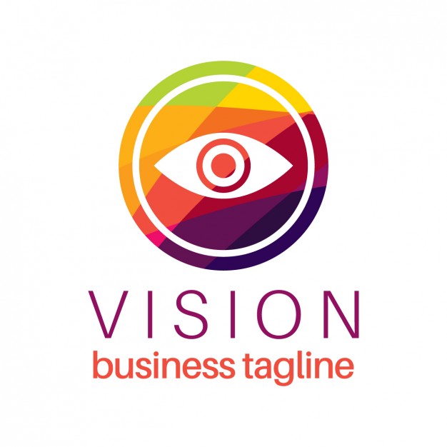 626x626 Eye Vision Logo In Colorful Style Vector Free Download