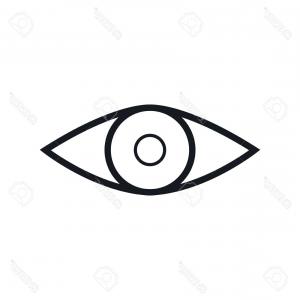 300x300 Eye Plus Vision Icon Outline Style Image Wallkeeper