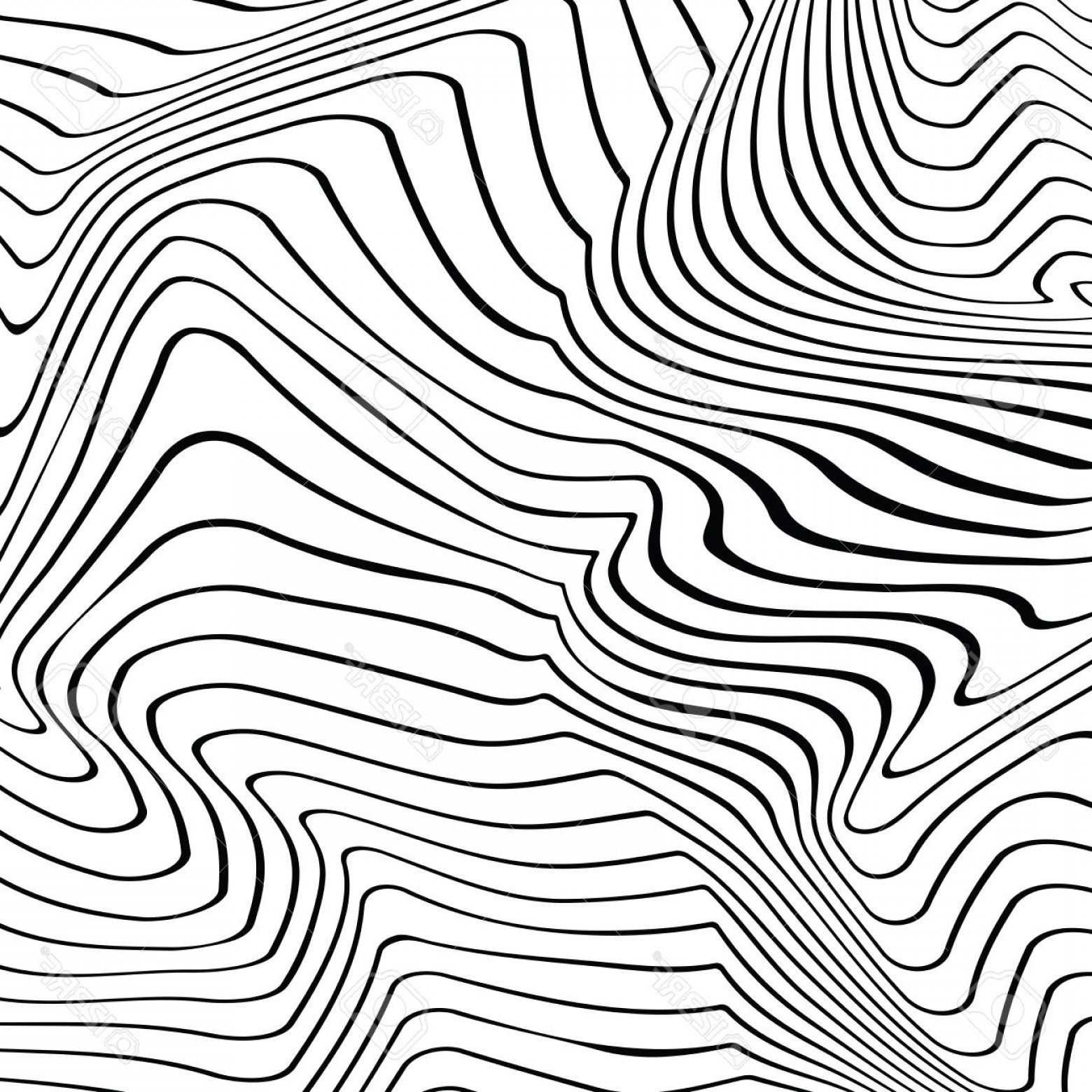 1560x1560 Photostock Vector Pattern Abstract Vector Texture Of Curving Lines