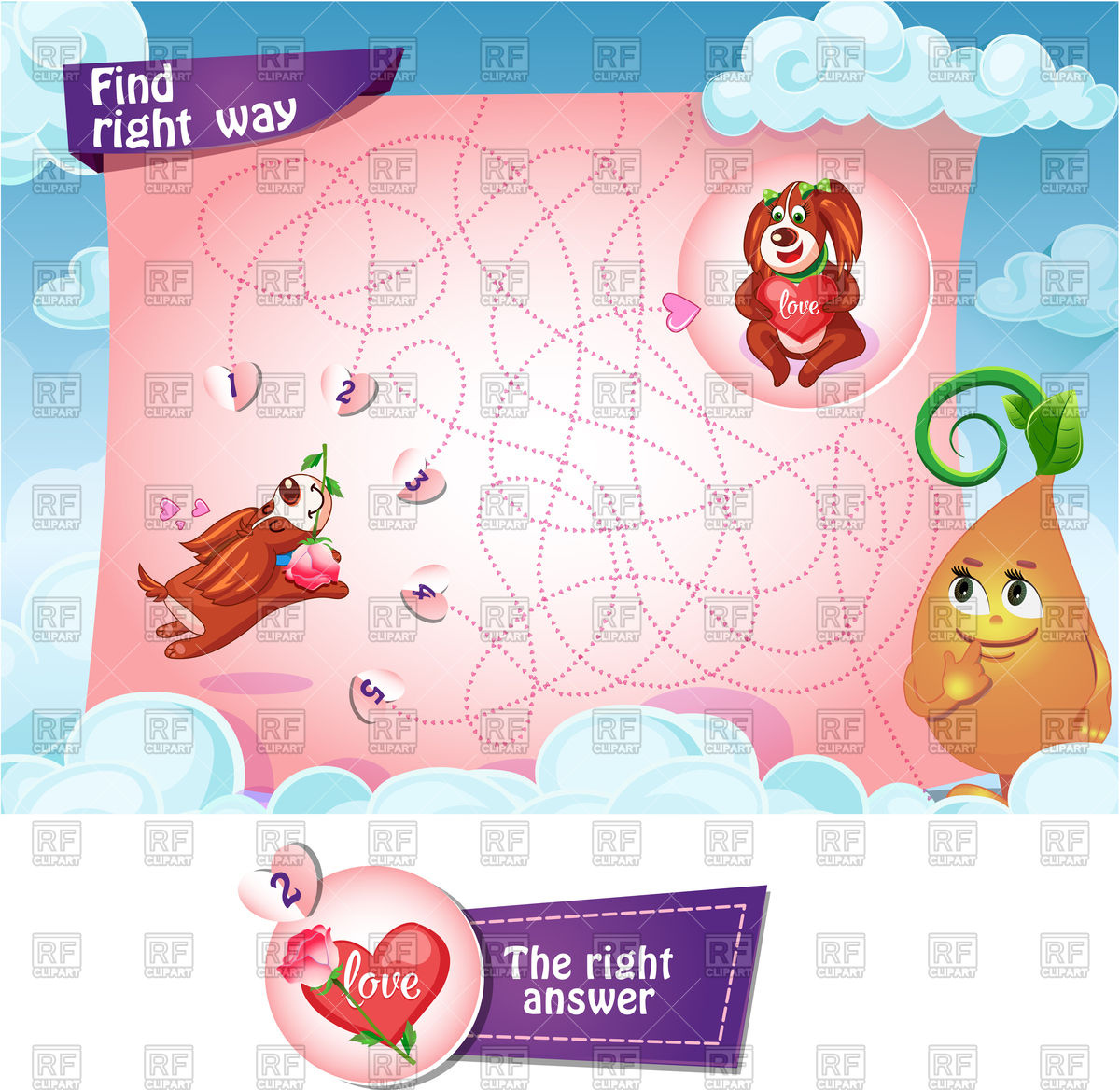 1200x1168 Visual Game For Children Task