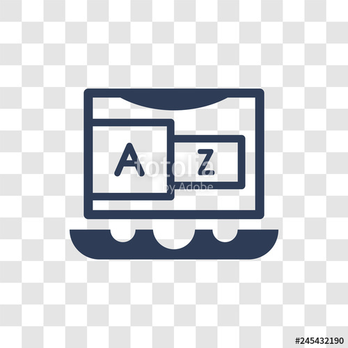 500x500 Vocabulary Icon Vector Stock Image And Royalty Free Vector