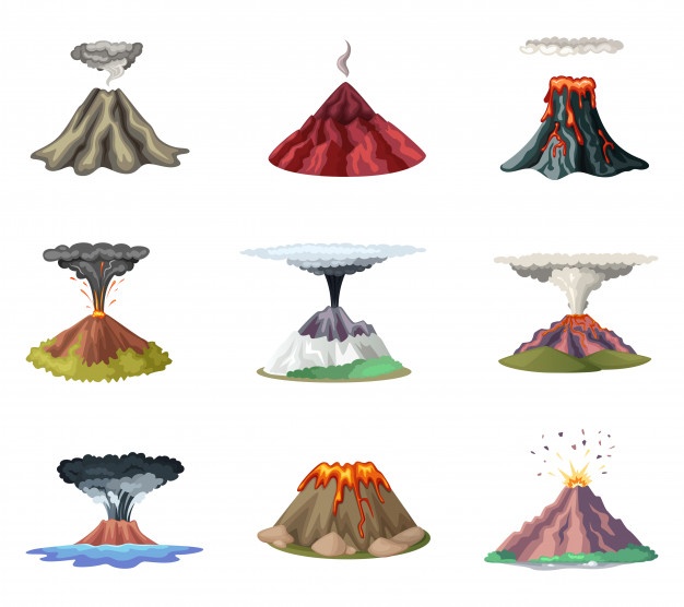 626x556 Volcano Vectors, Photos And Free Download