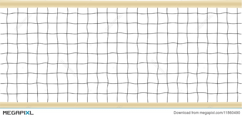 800x388 Tennis Or Volleyball Net Vector Illustration Illustration