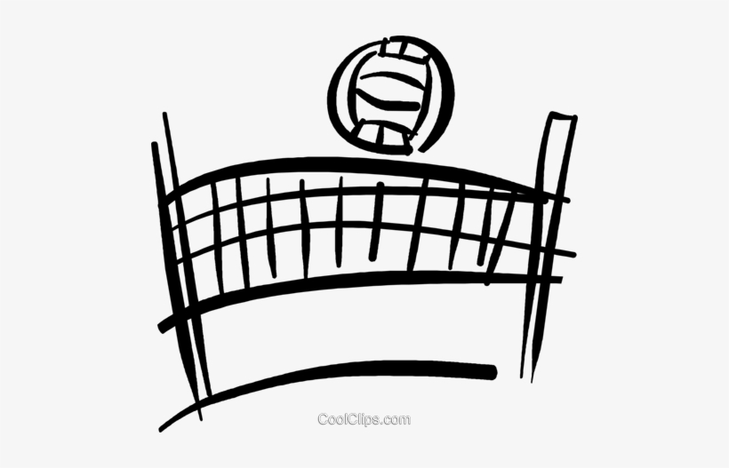 820x527 Volleyball Net Royalty Free Vector Clip Art Illustration