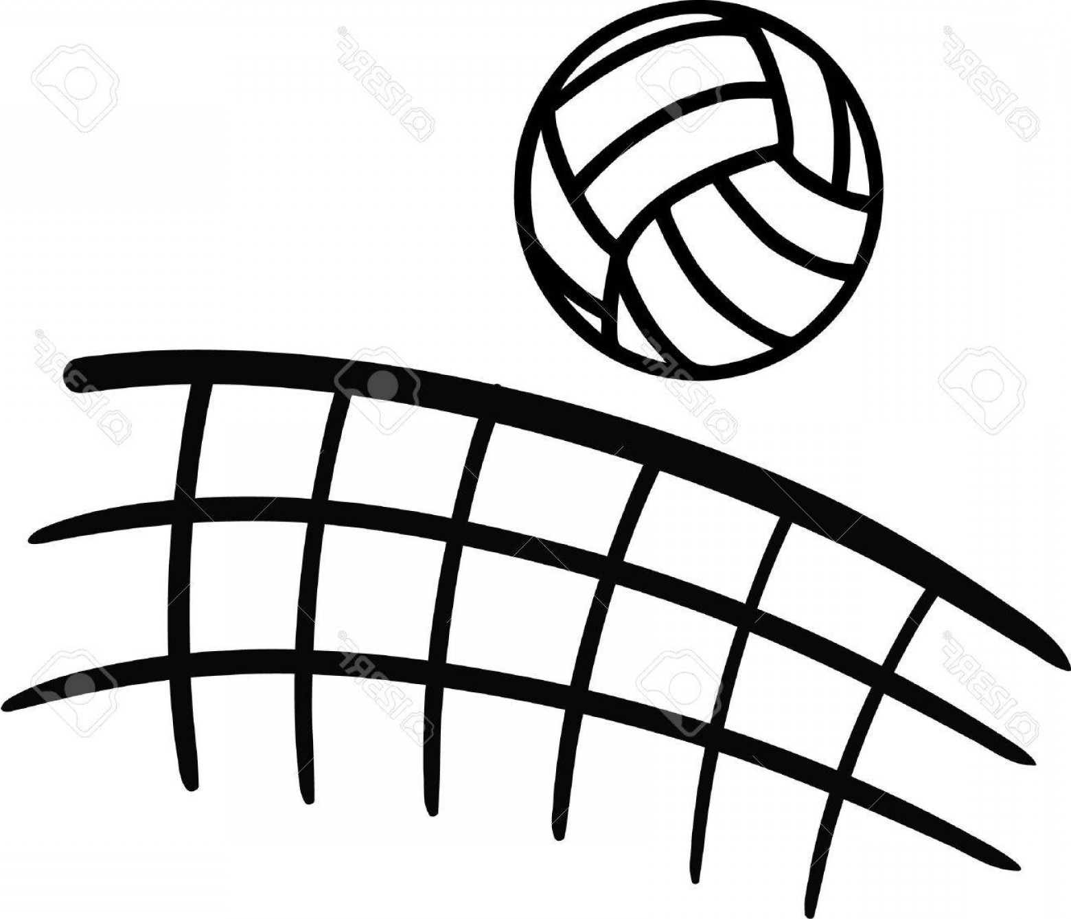 Vector Volleyball Net at Collection of Vector