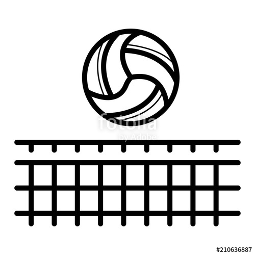 Vector Volleyball Net at Vectorified.com | Collection of Vector ...