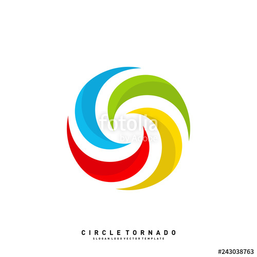 500x500 Vortex Logo Design Concept Vector Hurricane Icon Tornado Logo