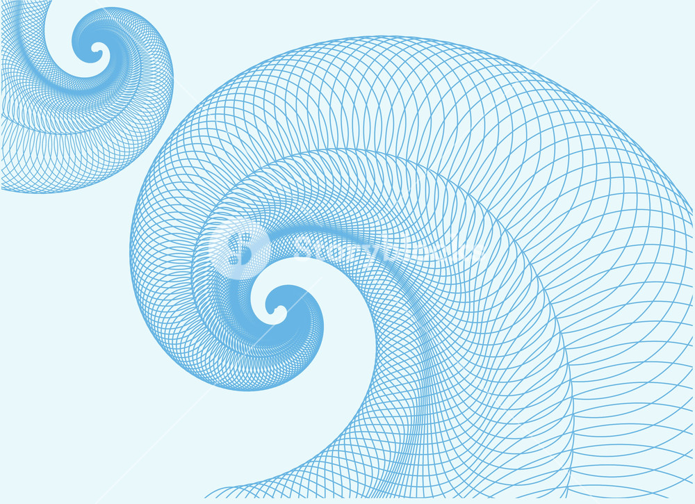 1000x725 Blue Vortex Vector Royalty Free Stock Image