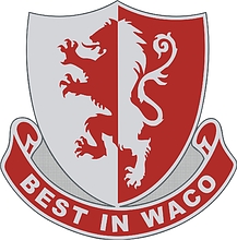 217x220 U S Army Waco High School, Waco, Tx, Shoulder Loop Insignia